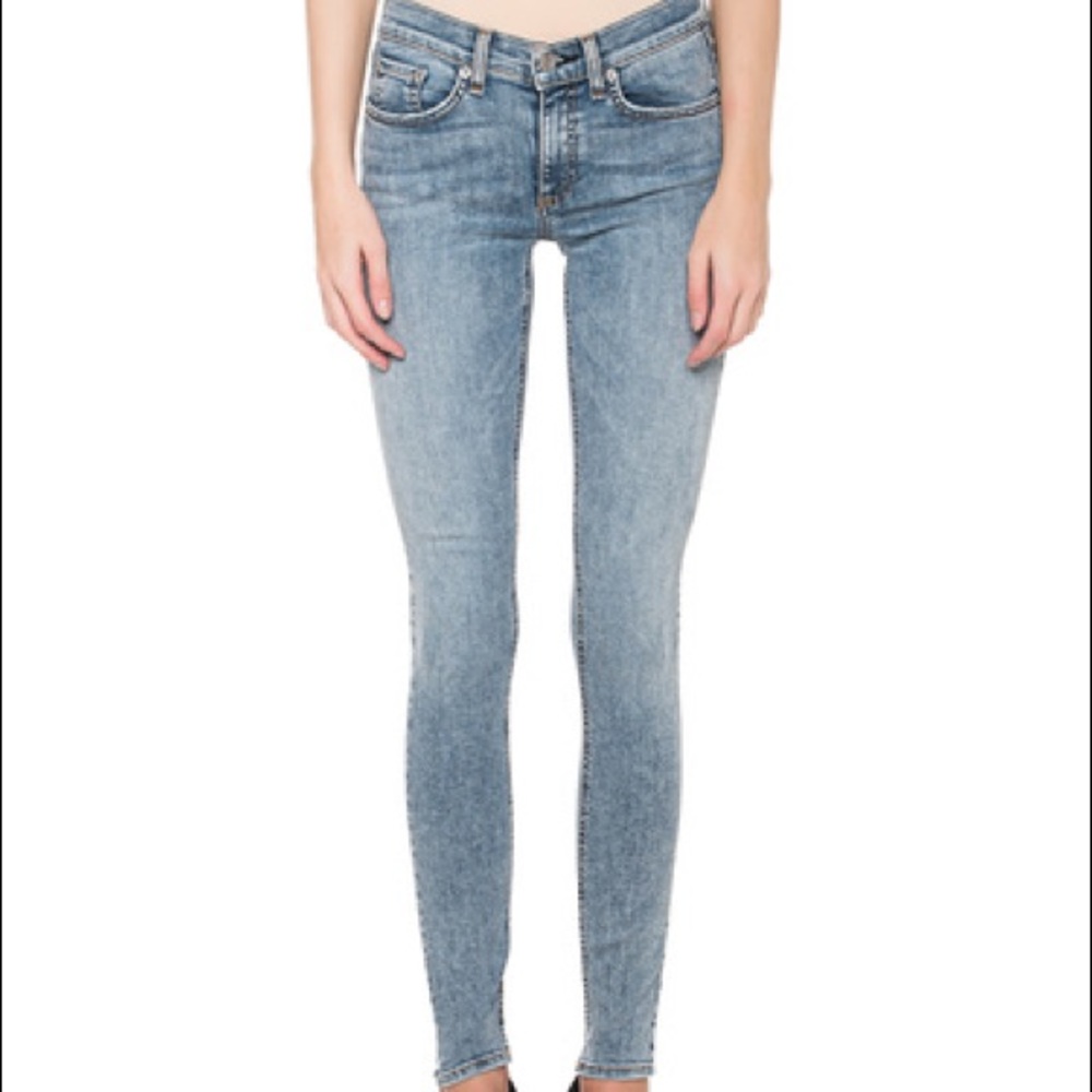 Rag & Bone Skinny Acid Light Blue - Size 24